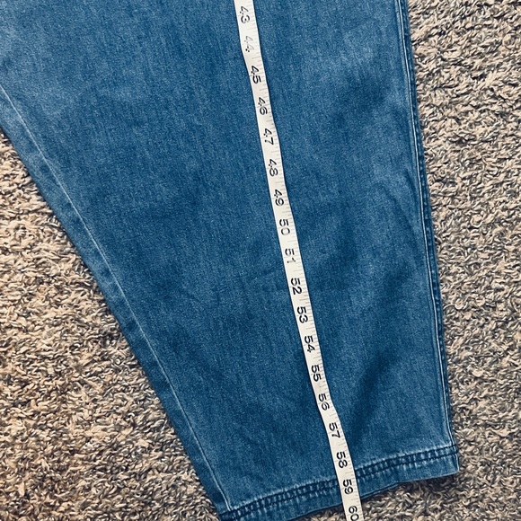 Houston White Streetcore  unisex Trendy denim blue Oversized Jumpsuit - Picture 12 of 12